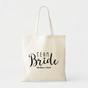 Team-Braut-Taschen-Budget-Leinwand-Taschen-Tasche Tragetasche
