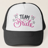 Team Braut Truckerkappe (Vorderseite)