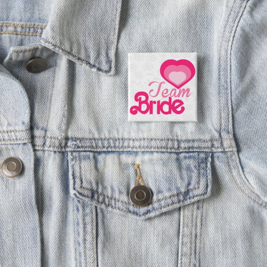 TEAM-BRAUT, wedding Button (Beispiel)