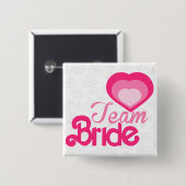 TEAM-BRAUT, wedding Button (Vorne & Hinten)