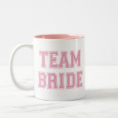 Team-Braut Zweifarbige Tasse (Links)