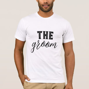 Team Brautführer Hemd für den Bräutigam – Schwarz T-Shirt