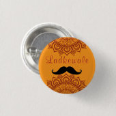 Team Bräutigam Abzeichen  Knopf Button (Vorne & Hinten)