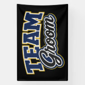 Team Bräutigam Feste Hochzeitsgesellschaft Banner (Vertikal)