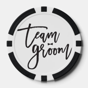 Team Bräutigam Fliege Junggesellenabschied Poker C Pokerchips