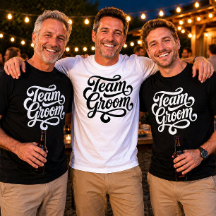 Team Bräutigam Hochzeitsfeier T-Shirt