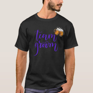TEAM BRÄUTIGAM Junggesellenabschied, bearbeitbare  T-Shirt