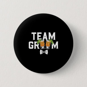 Team Bräutigam Party Junggesellenabschuss Braut Ho Button