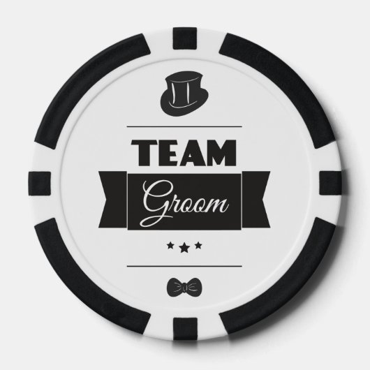 Team Bräutigam Pokerchips (Vorderseite)