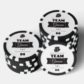 Team Bräutigam Pokerchips (Stapel)