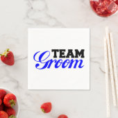Team Bräutigam Serviette (Beispiel)