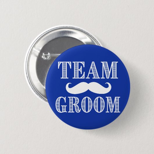 Team-Bräutigam-Trauzeugeknopf Button (Vorne & Hinten)