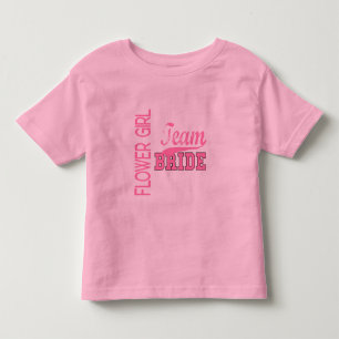 Team Bride 1 FLOWER GIRL Kleinkind T-shirt