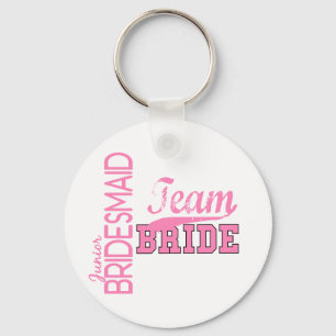Team Bride 1 JUNIOR JR BRIDESMAID Schlüsselanhänger