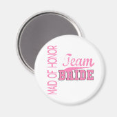 Team Bride 1 TRAUZEUGIN Magnet (Vorderseite/Rückseite)
