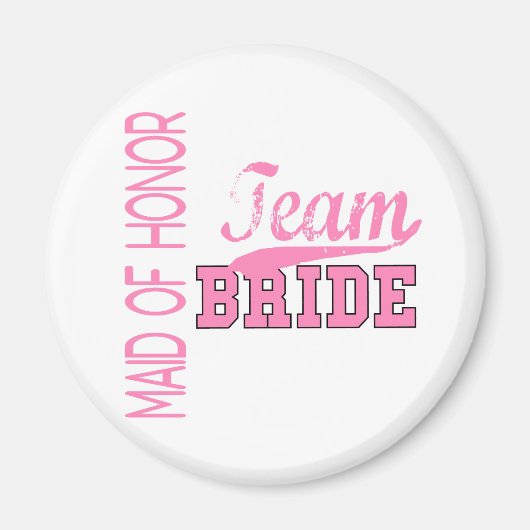 Team Bride 1 TRAUZEUGIN Magnet (Vorne)