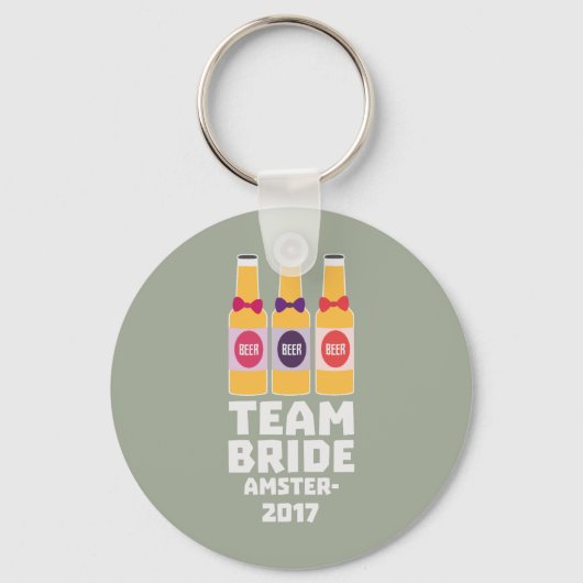 Team Bride Amsterdam 2017 Zn034 Schlüsselanhänger (Vorderseite)