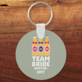 Team Bride Amsterdam 2017 Zn034 Schlüsselanhänger (Vorderseite)