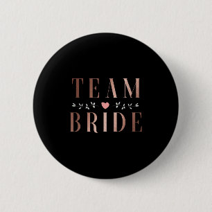Team Bride Bachelor Brautparty Wedding Party Sq Button