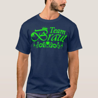 Team Bride Bachelor Party grün T-Shirt