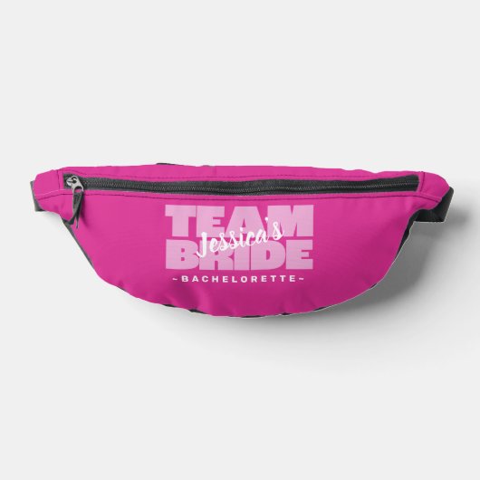 Team Bride Bachelorette Hen Party Wedding Pink Bauchtasche (Ablage )
