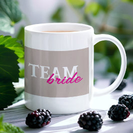 Team Bride Bachelorette Tasse - Niedlich und indiv