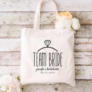 Team Bride Bachelorette Tragetasche