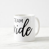 Team Bride Black Kaffeetasse (VorderseiteRechts)