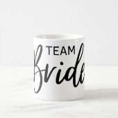 Team Bride Black Kaffeetasse (Mittel)