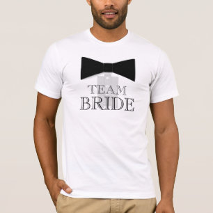 Team Bride Bow Krawatte Shirt