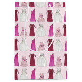 Team Bride Brautparty Junggeselinnen-Abschied Gown Mittlere Geschenktüte (Vorderseite)