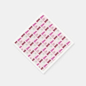 Team Bride Brautparty Junggeselinnen-Abschied Gown Serviette (Ecke)