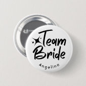 Team Bride Bridal Shower Button (Vorne & Hinten)