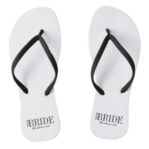 Team Bride Bridesmaid Brautparty Flip Flops Badesandalen