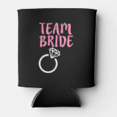 Team Bride Bridesmaid Hochzeitsring Dosenkühler (Vorderseite)