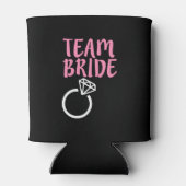 Team Bride Bridesmaid Hochzeitsring Dosenkühler (Rückseite)