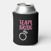 Team Bride Bridesmaid Hochzeitsring Dosenkühler (Kanne Rückseite)