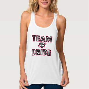 Team Bride Bridesmaid lustige Frauen Bachelorette Tank Top