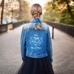"Team Bride" Bridesmaids Trauzeugin Custom Jeansjacke<br><div class="desc">Brautparty personalisiertes Design.</div>