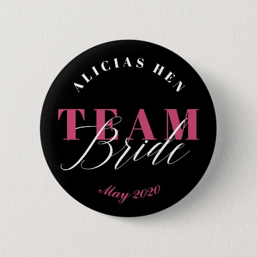 TEAM BRIDE BUTTON (Vorderseite)