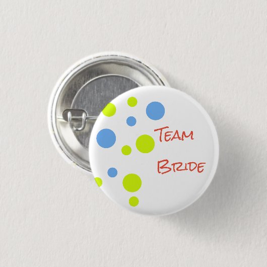 Team Bride Button-Button Button (Vorne & Hinten)