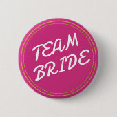 Team Bride Button Rose Blume (Vorderseite)