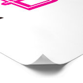 Team Bride - Cheerleader Poster (Ecke)