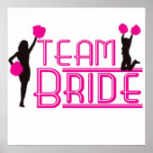 Team Bride - Cheerleader Poster (Vorne)