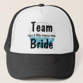 TEAM Bride Circle 1 Truckerkappe (Vorderseite)