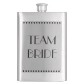 Team Bride Classic Flask Flachmann (Vorderseite)