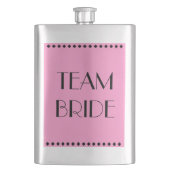 Team Bride Classic Flask Flachmann (Vorderseite)