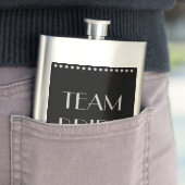 Team Bride Classic Flask Flachmann (Beispiel)