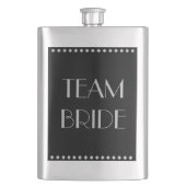 Team Bride Classic Flask Flachmann (Vorderseite)