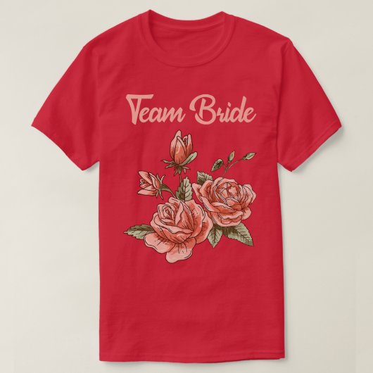 Team Bride Costume Wedding Hen Party Idee T-Shirt (Design vorne)